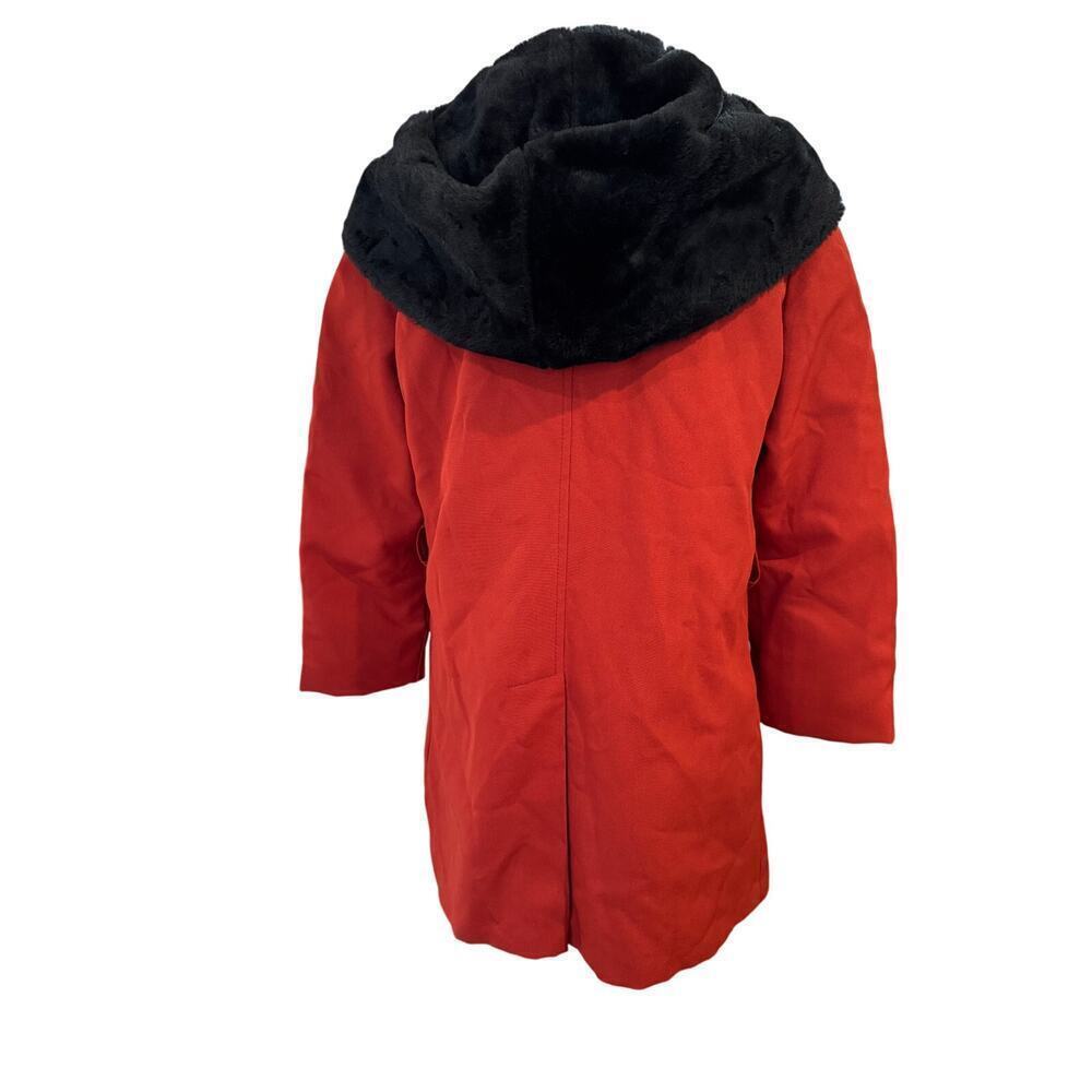Vintage 70s Fur Lined All Weather  Smug Coat - Picture 2 of 10